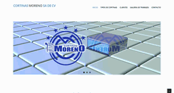 Desktop Screenshot of cortinasmoreno.com.mx